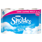 ASDA Shades So Soft Toilet Tissue 6 Rolls - McGrocer