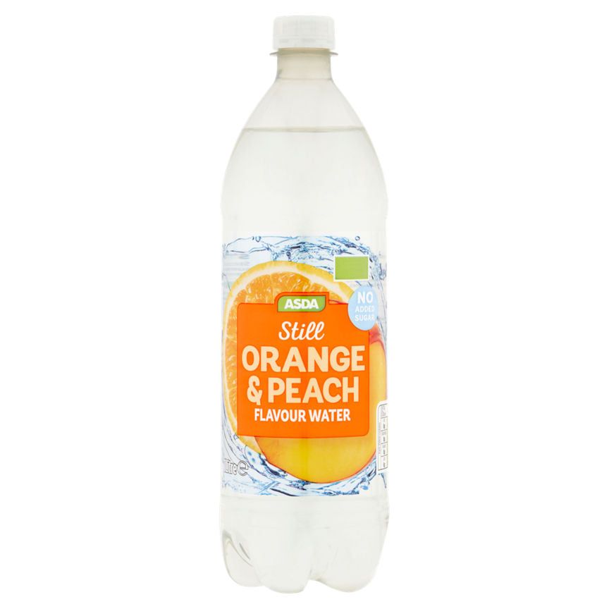 ASDA Still Orange & Peach Flavour Water - McGrocer