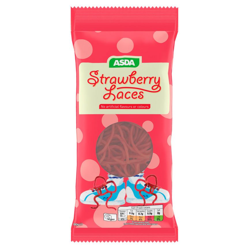 ASDA Strawberry Laces - McGrocer