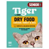 ASDA Tiger Senior Cat Dry Food with Chicken, Turkey & Rice 1.2kg - McGrocer