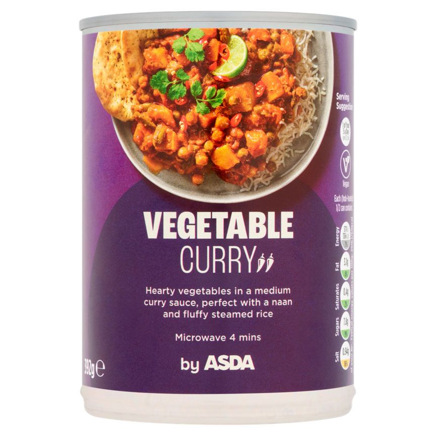 ASDA Vegetable Curry 392g - McGrocer