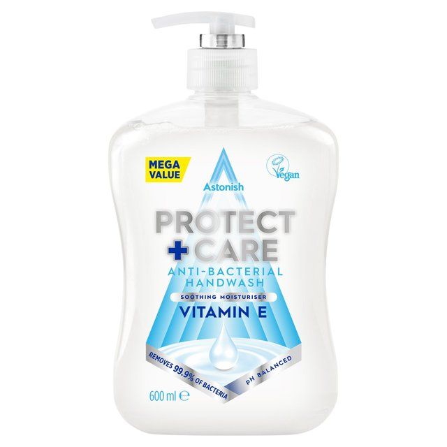 Astonish Protect & Care Anti Bacterial Handwash Moisture 600ml - McGrocer
