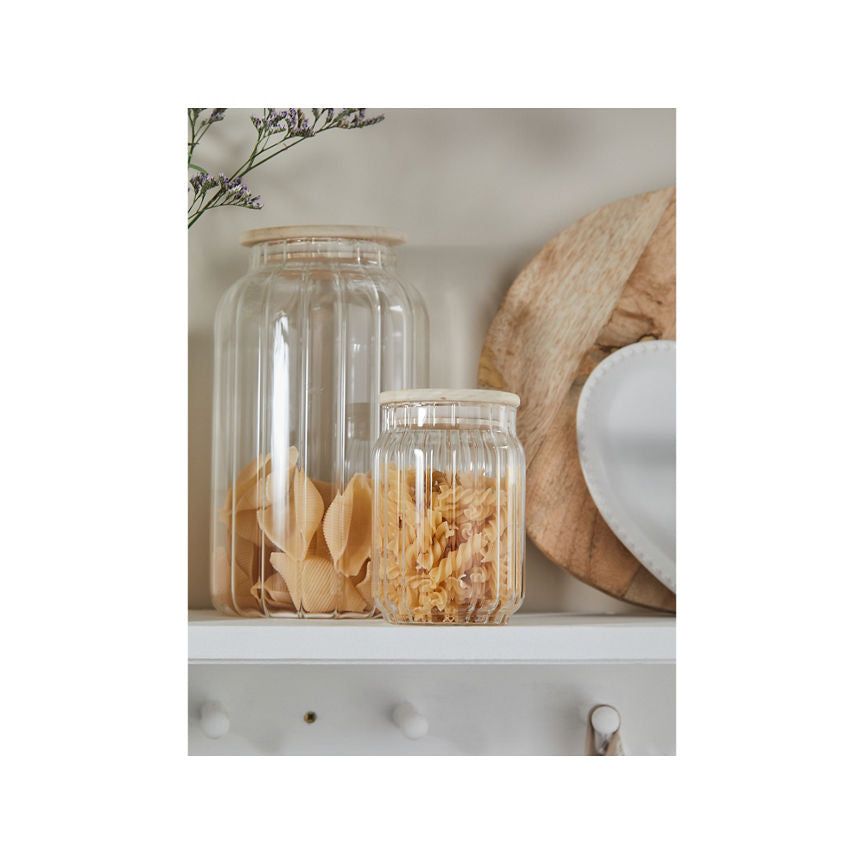 At Home with Stacey Solomon Clear Glass Canister Small - McGrocer