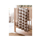 At Home with Stacey Solomon Natural Brown Knitted Cotton Shawl - McGrocer