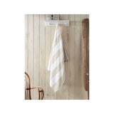 At Home with Stacey Solomon Natural Reversible Stripe Beach Towel - McGrocer