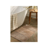 At Home with Stacey Solomon Taupe Cut Loop Stripe Bath Mat - McGrocer