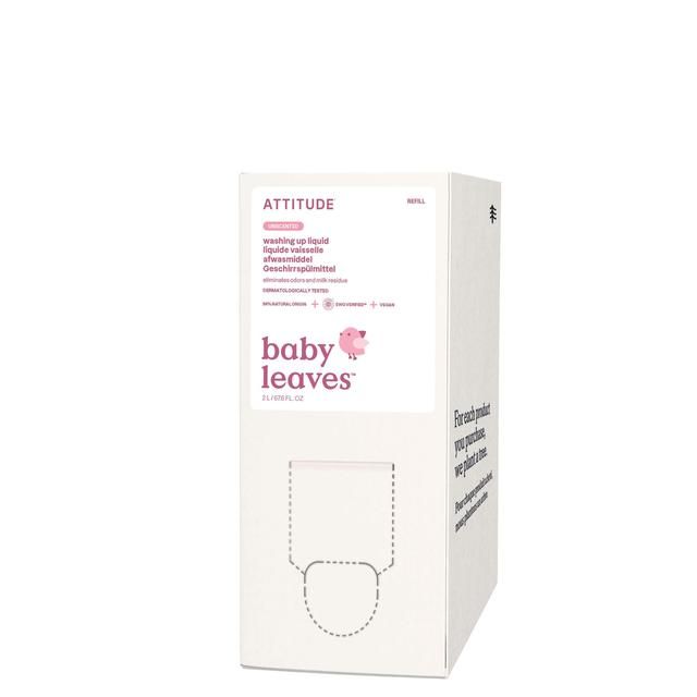 ATTITUDE Bulk to Go Bottle & Washing Up Liquid Fragrance Free 2L - McGrocer