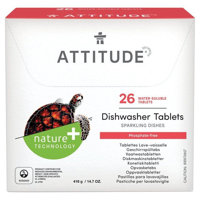 Attitude Dishwasher Soluble Eco-Pouches 26 per pack - McGrocer