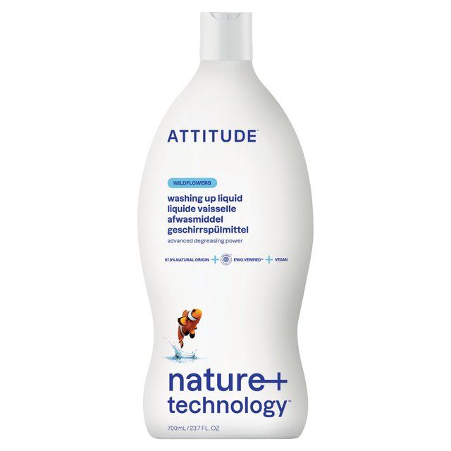 Attitude Eco-Friendly Washing Up Liquid Wildflowers   700ml - McGrocer