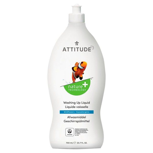 Attitude Eco-Friendly Washing Up Liquid Wildflowers   700ml - McGrocer