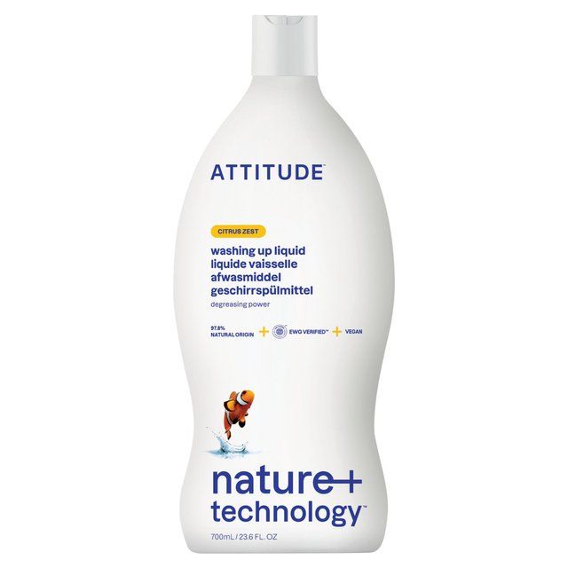 Attitude Washing Up Liquid Citrus Zest 700ml - McGrocer