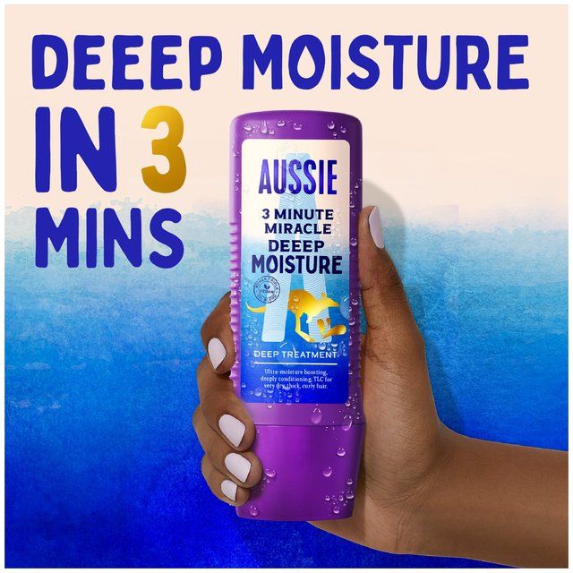 Aussie 3 Minute Miracle Deep Moisture Hair Treatment 225ml - McGrocer