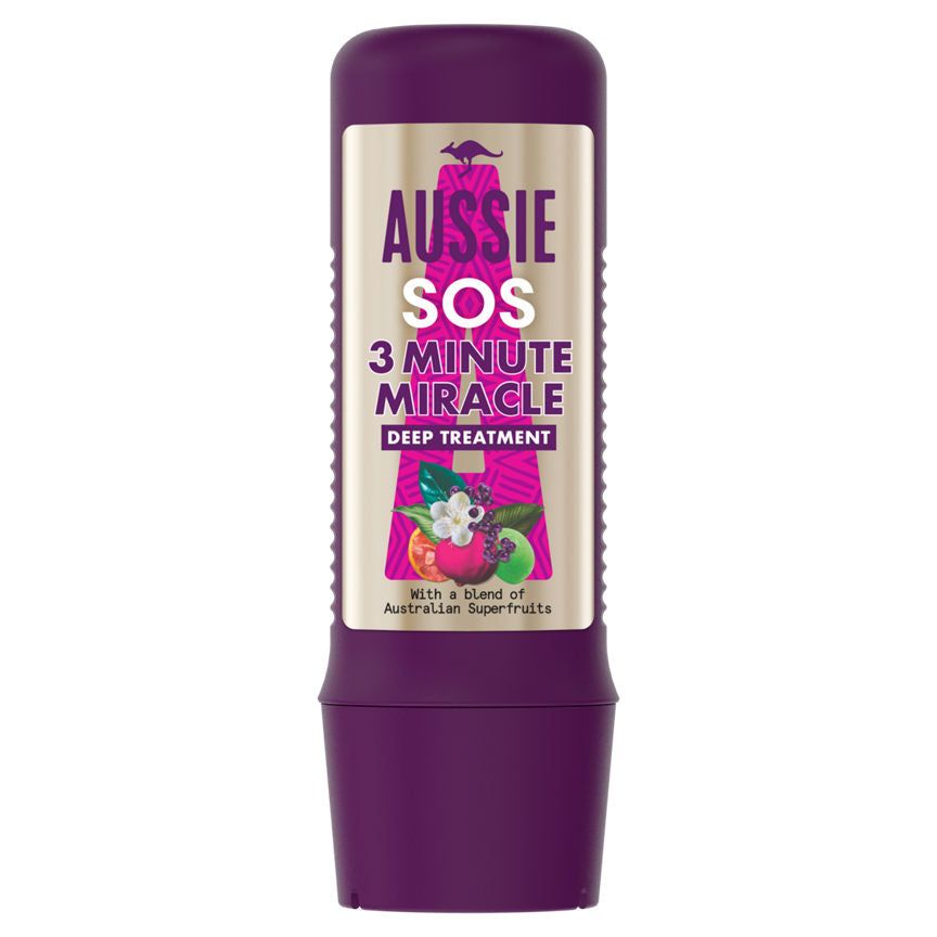 Aussie Hair 3 Minute Miracle Hair Mask SOS Deep Treatment - McGrocer