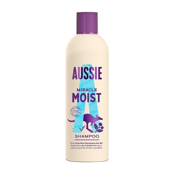 Aussie Shampoo Miracle Moist For Dry and Frizzy Hair 300ml - McGrocer