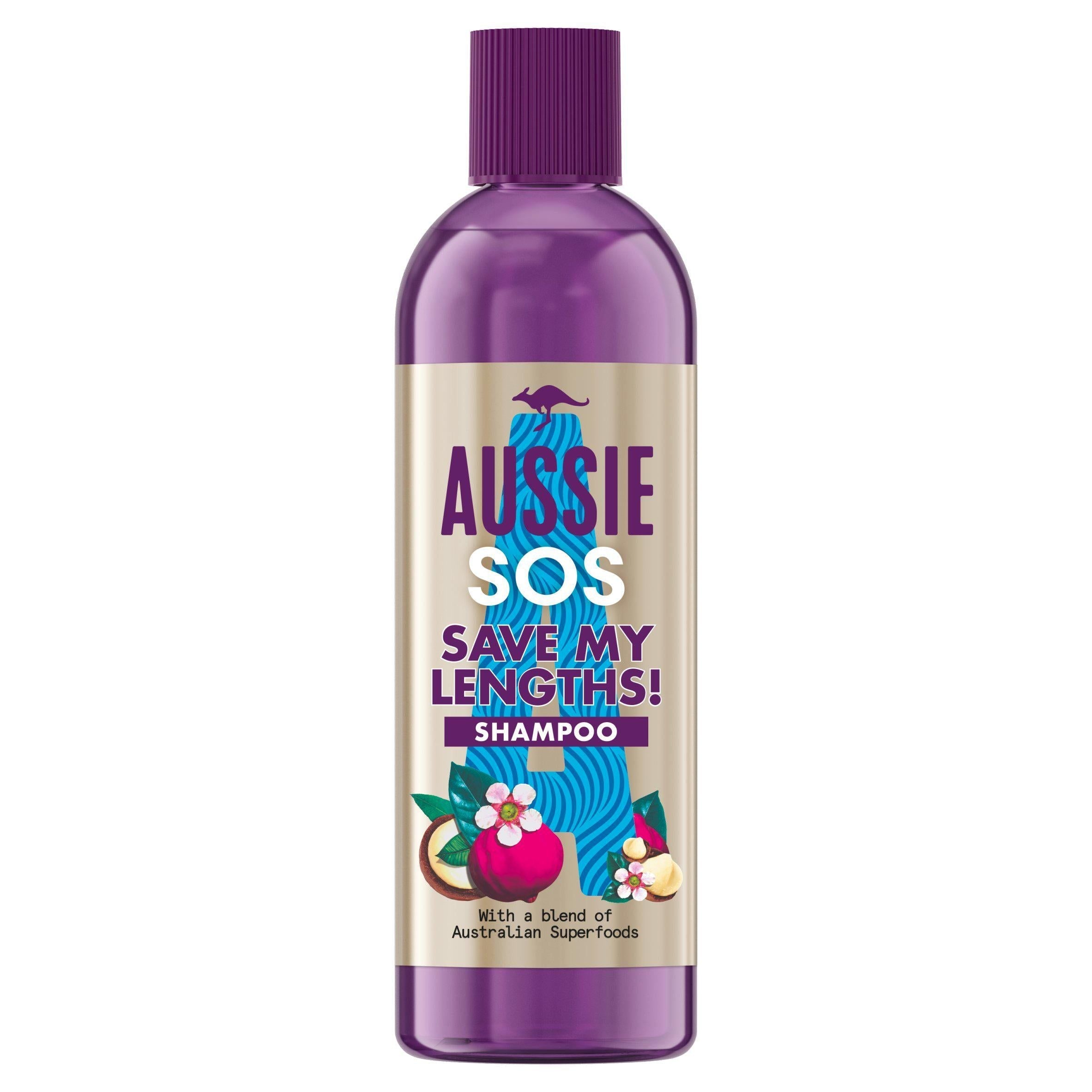 Aussie SOS Save My Lengths! Shampoo For Damaged Hair In Peril 290ml - McGrocer