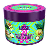 Aussie SOS Supercharged Moisture Vegan Hair Mask, 450ml - McGrocer