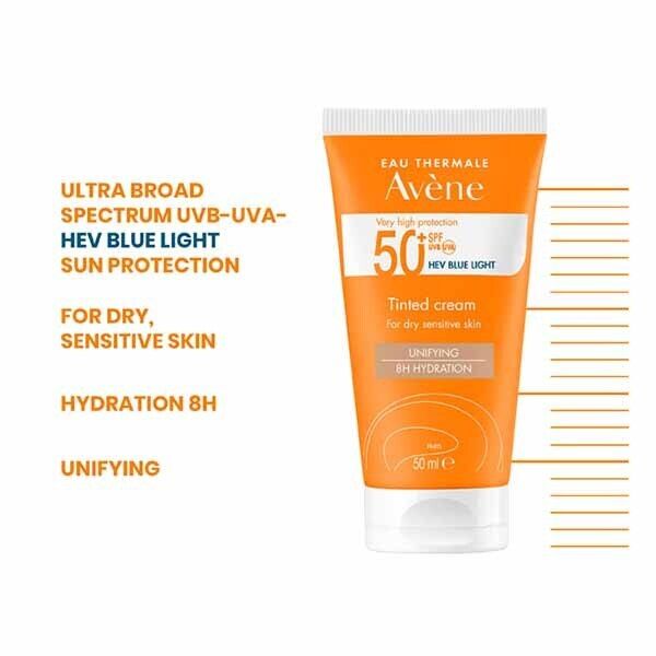 Avène Very High Protection Tinted Sun Cream Spf50+ 50Ml - McGrocer