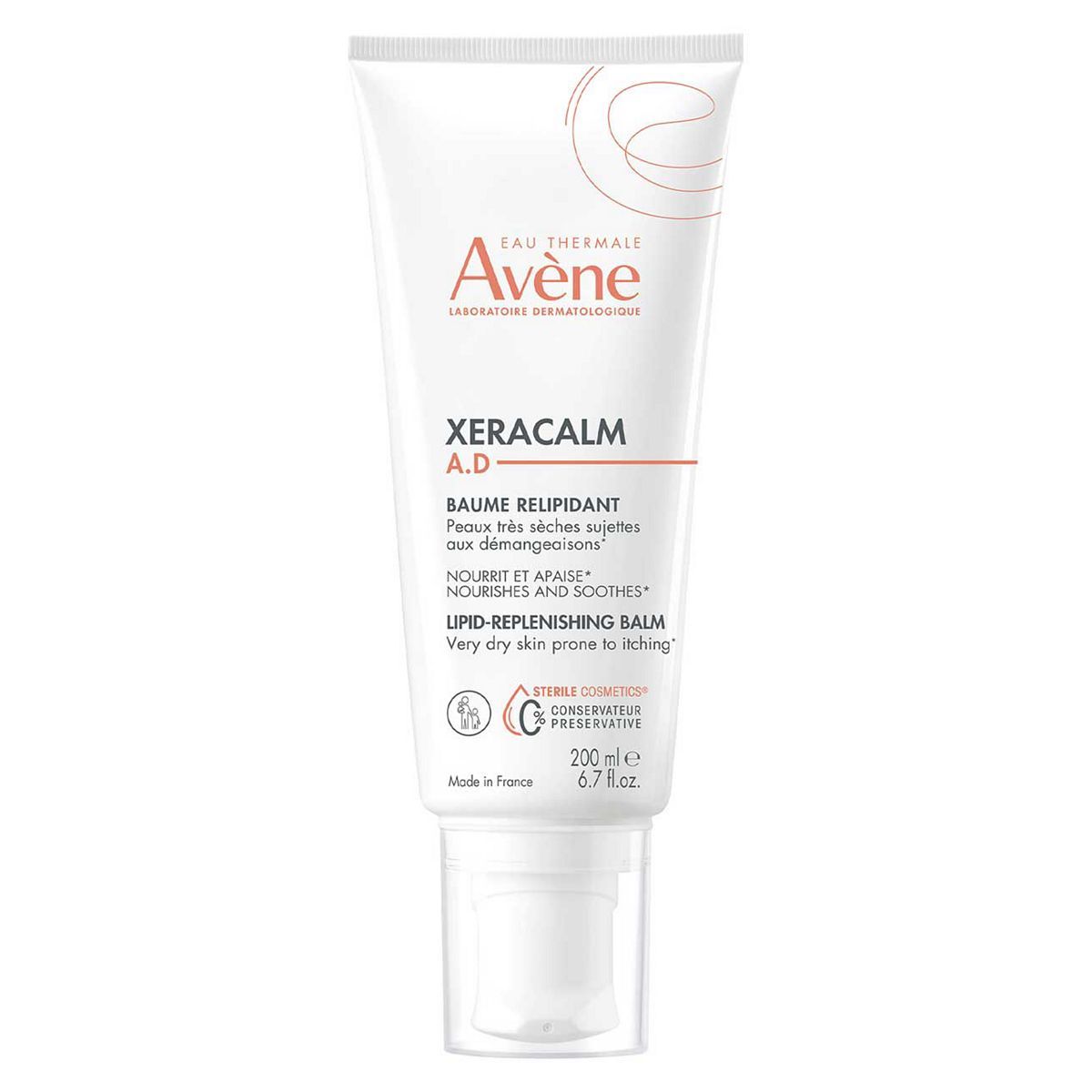 Avène XeraCalm A.D. Lipid-Replenishing Balm Moisturiser for Dry, Itchy Skin 200ml - McGrocer