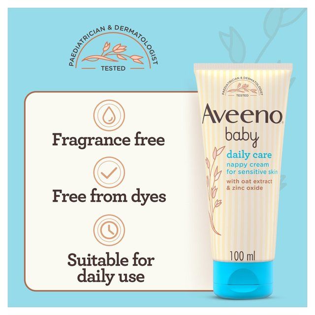 Aveeno Baby Nappy Cream 100ml - McGrocer