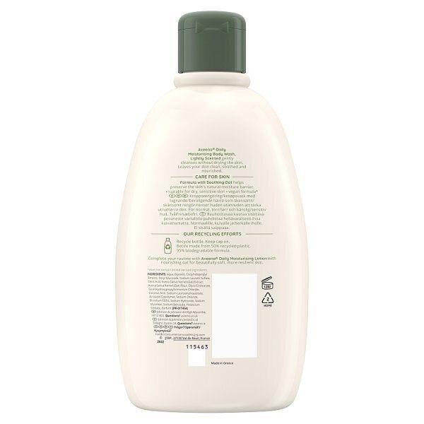 Aveeno Daily Moisturising Body Wash 500ml - McGrocer