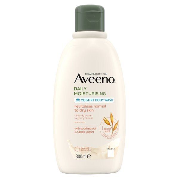 Aveeno Daily Moisturising Yogurt Apricot Body Wash 300ml - McGrocer