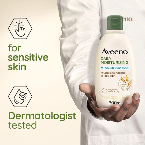 Aveeno Daily Moisturising Yogurt Vanilla Body Wash 300ml - McGrocer