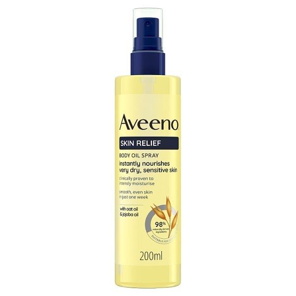 Aveeno Skin Relief Body Oil Spray Sensitive Moisturiser 200ml - McGrocer