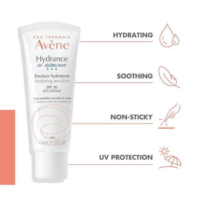 Avene Hydrance Light-UV Emulsion SPF30 for combination skin 40ml - McGrocer