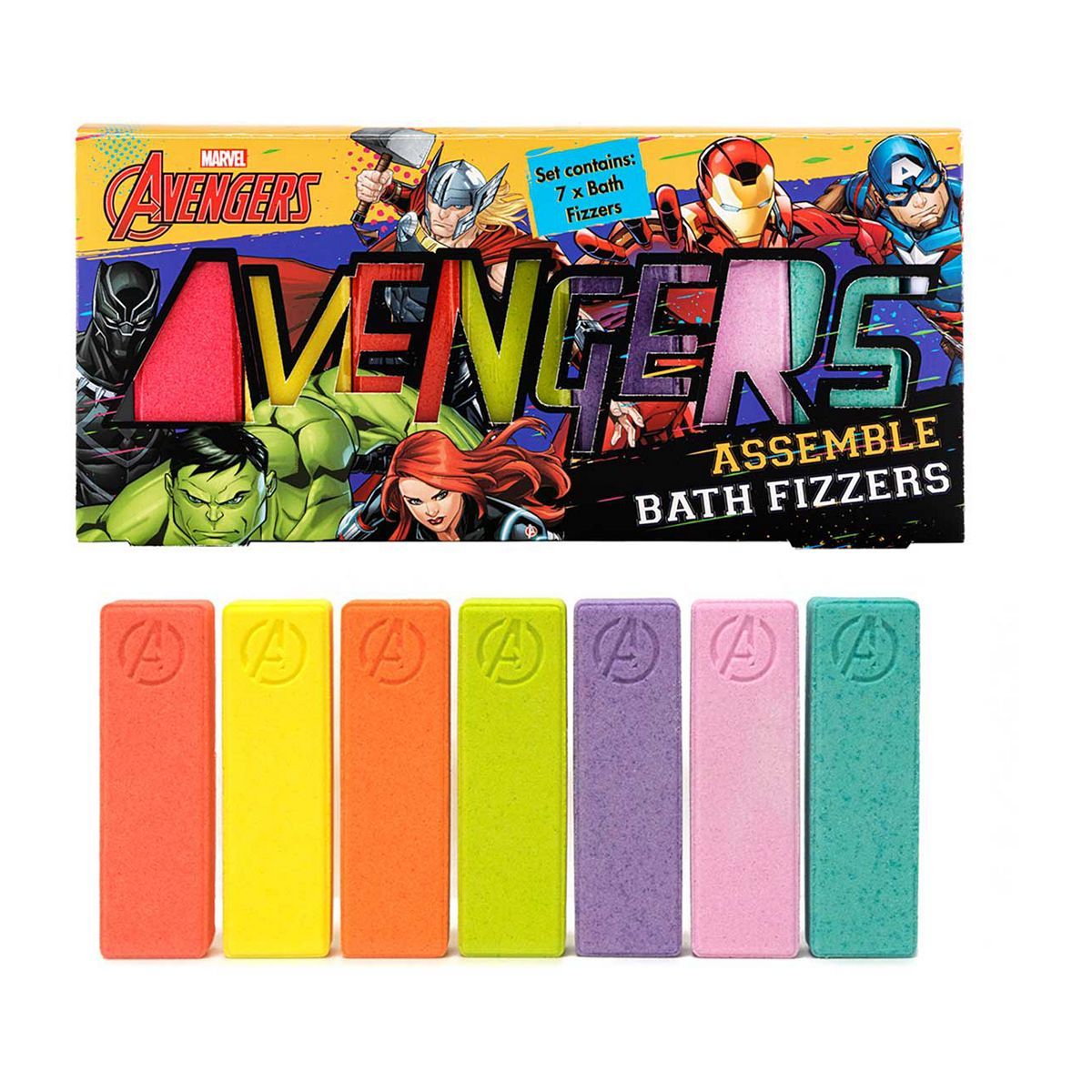 Avengers Assemble Bath Fizzers 7 x 40g - McGrocer