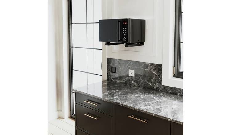 AVF Universal Microwave Wall Bracket - Black - McGrocer