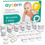 Aycorn Baby Safety Proof Magnetic Cupboard Locks - 10 Pack - McGrocer