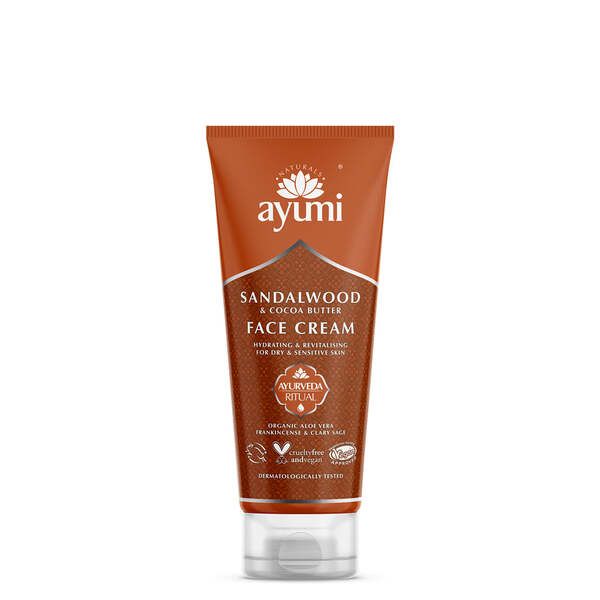 Ayumi Naturals Sandalwood & Cocoa Butter Face Cream 100ml - McGrocer
