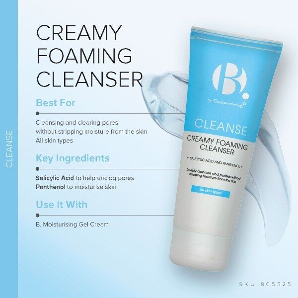 B. Creamy Foaming Cleanser 100ML - McGrocer