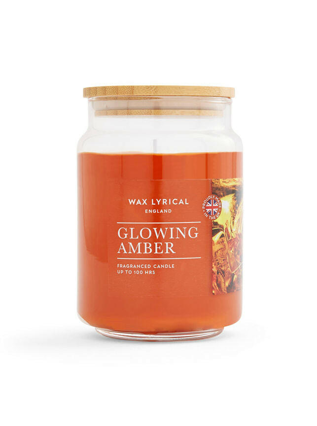 Wax Lyrical Large Jar Glowing Amber GOODS ASDA
