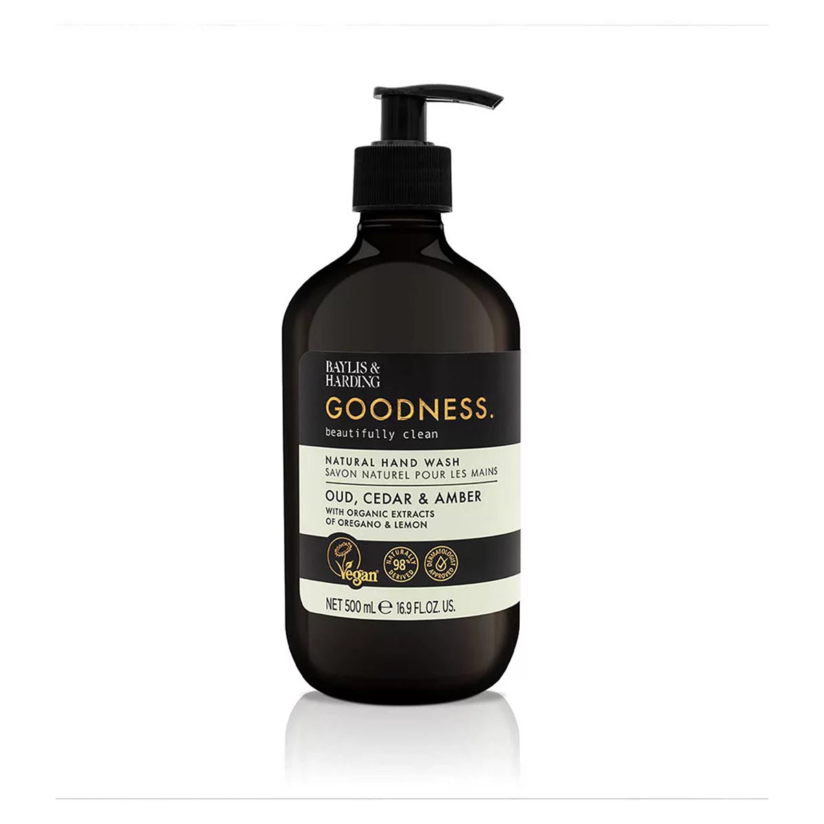 Baylis & Harding Goodness Oud, Cedar & Amber Hand Wash 500ml - McGrocer