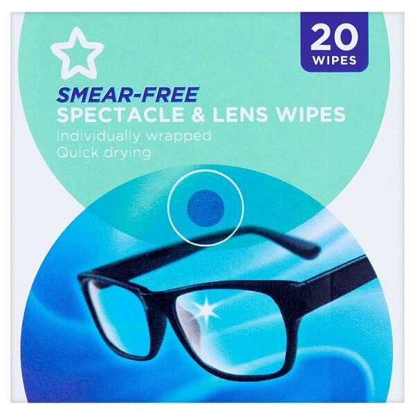 Superdrug Glass and Lens Wipes 20 Pack GOODS Superdrug