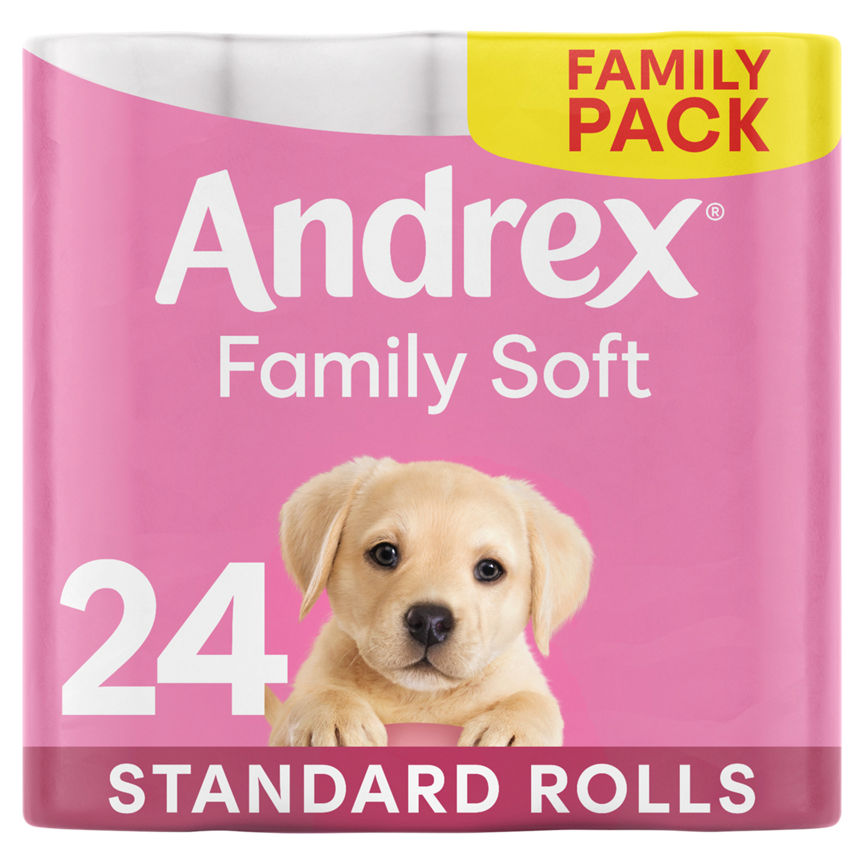 Andrex Family Soft Toilet Tissue 24 Rolls - McGrocer