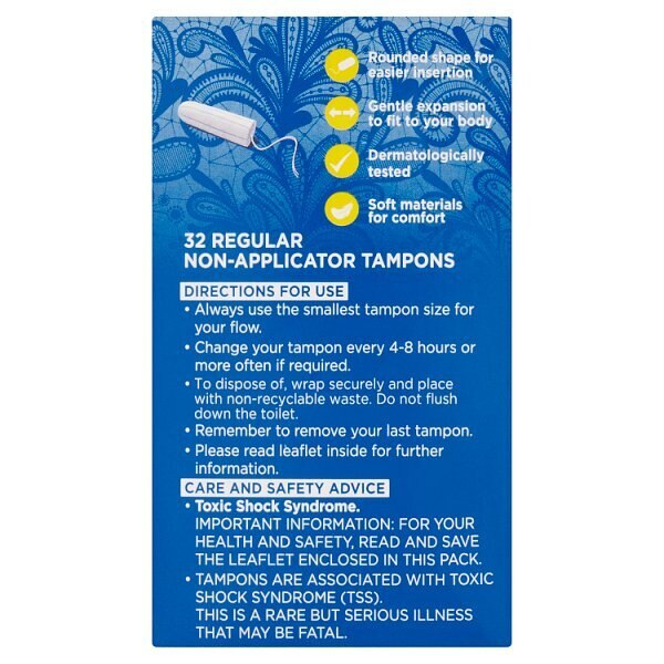 Superdrug Regular Non Applicator Tampons X32 GOODS Superdrug