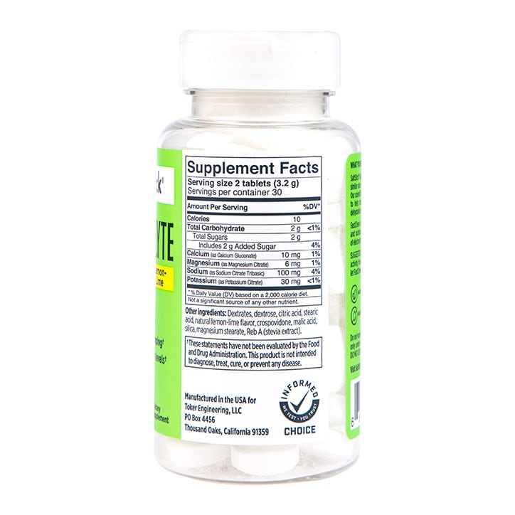 Salt Stick Fastchews Lemon & Lime 60 Chewable Tablets - McGrocer