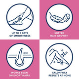 Veet Pure Inspiration Wax Strips Legs & Body Sensitive x40 GOODS Superdrug