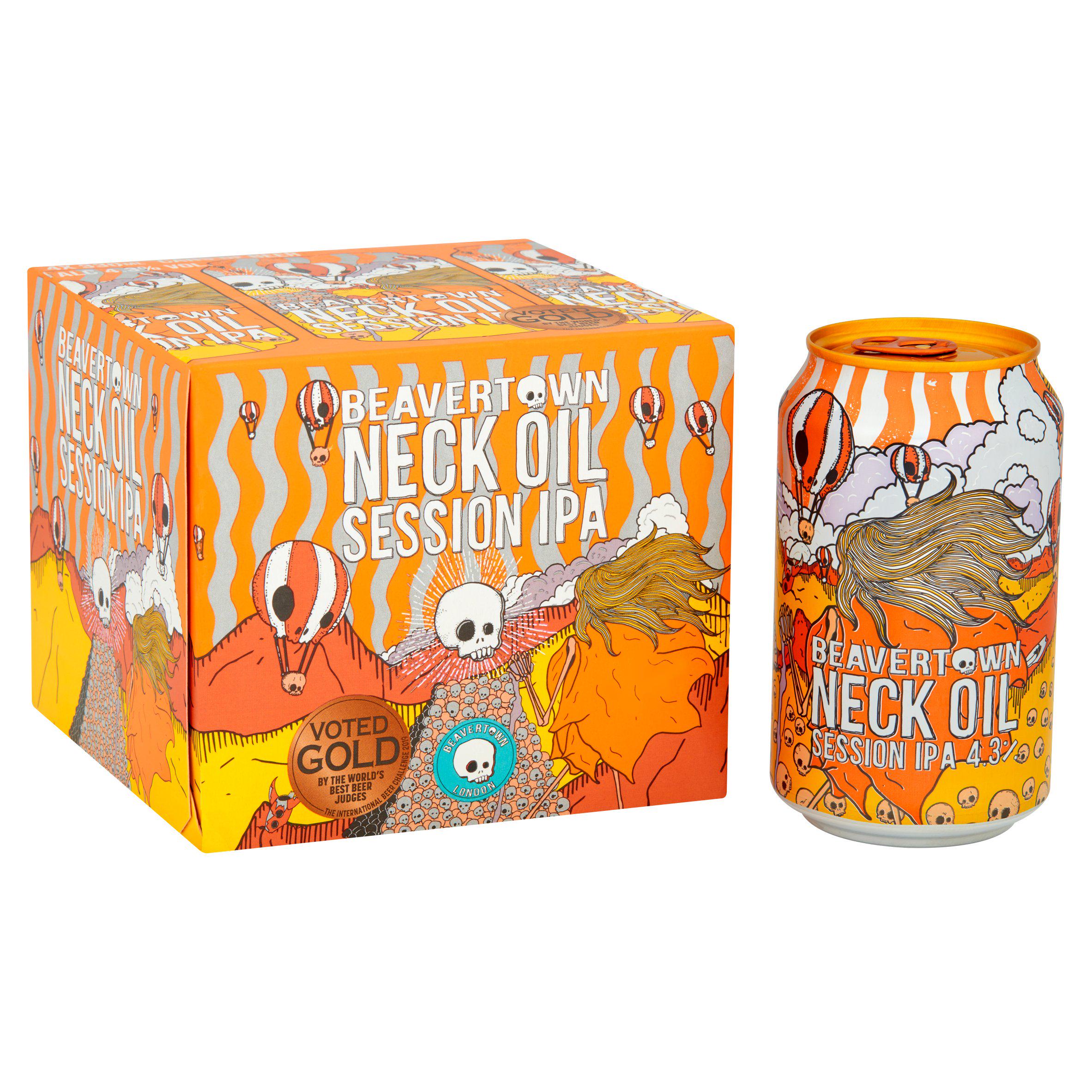 Beavertown Neck Oil Session IPA 4x330ml - McGrocer