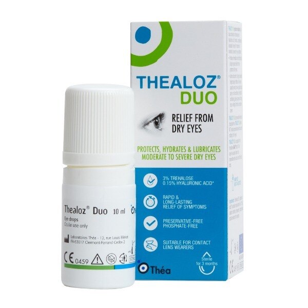 Thealoz Duo 10ml Preservative Free Dry Eye Drops GOODS Superdrug