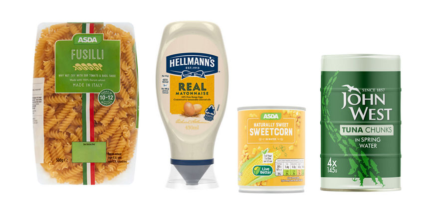 Tuna Pasta Mayonnaise Meal Bundle GOODS ASDA
