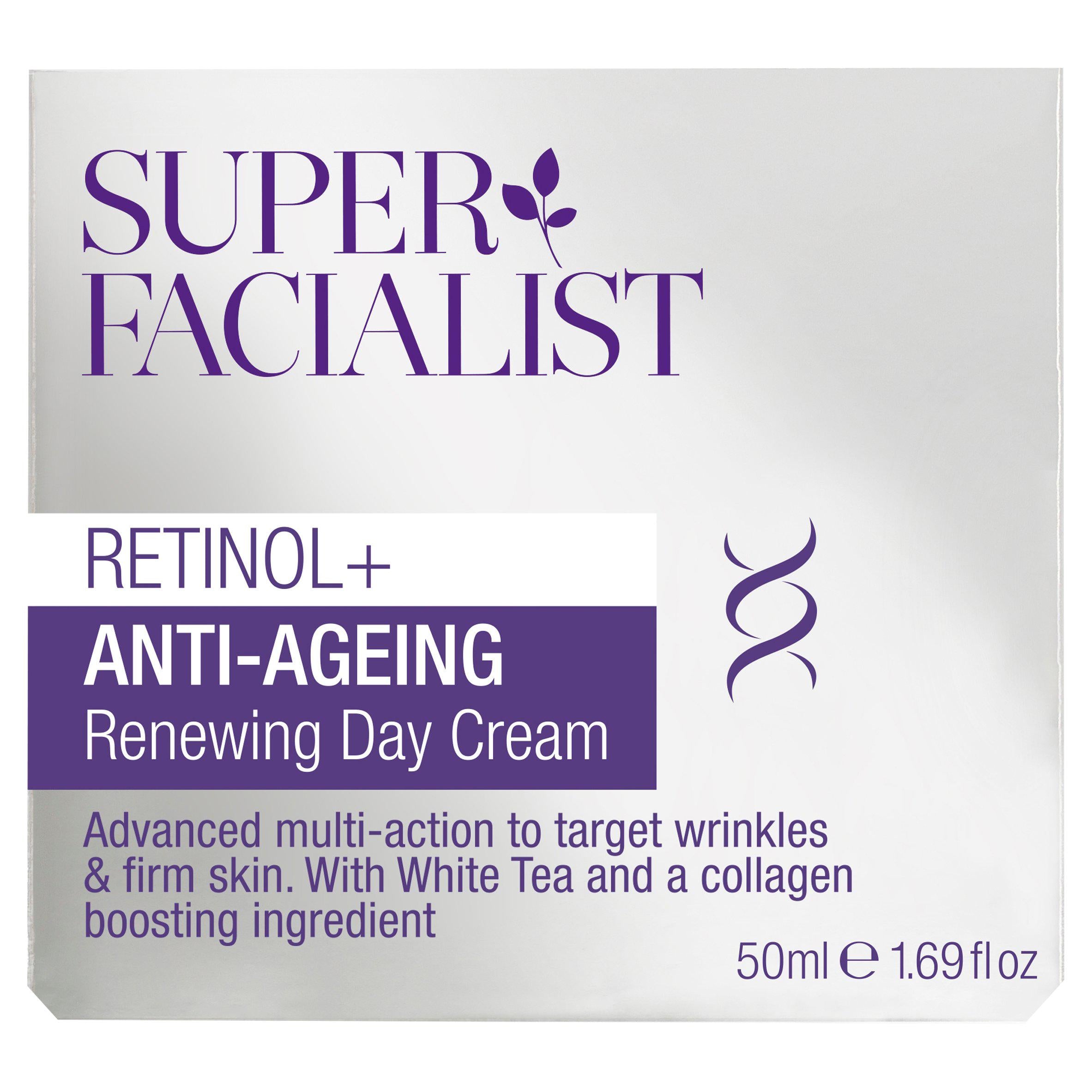 Super Facialist Retinol+ Anti-Ageing Renewing Day Cream 50ml All Sainsburys