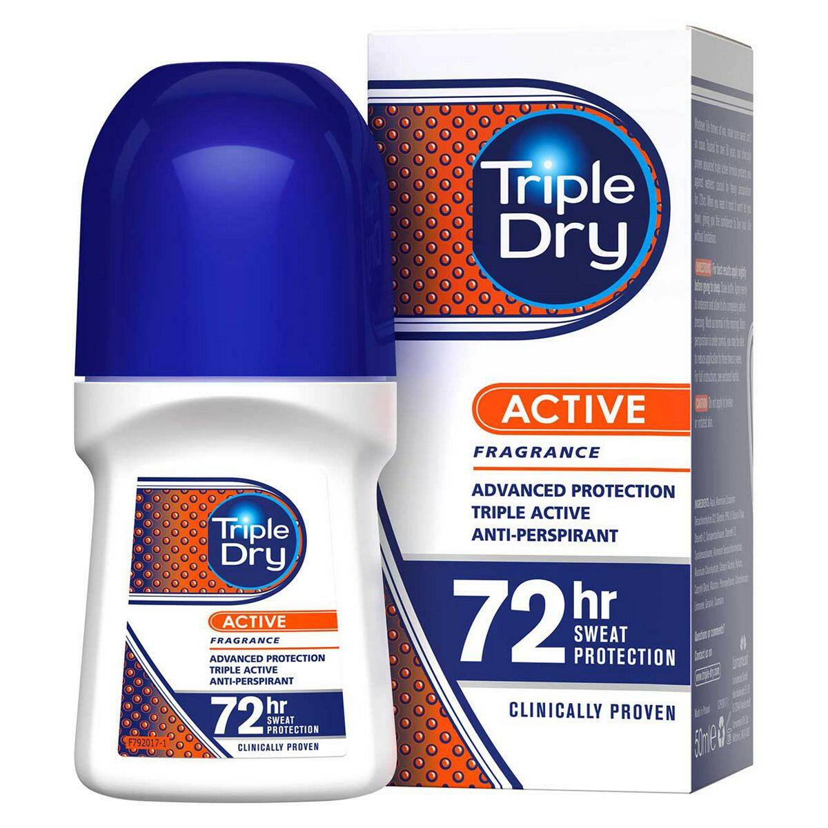 Triple Dry Active Anti-Perspirant Roll On 50ml GOODS Boots