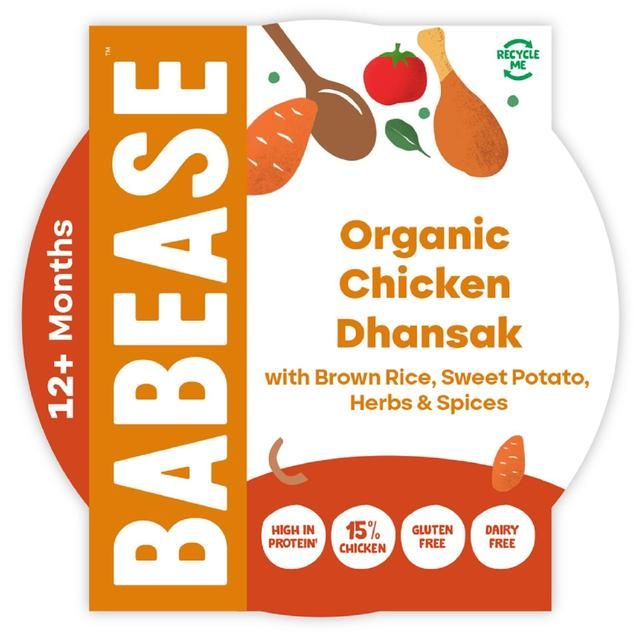 Babease Organic Chicken Dhansak Baby Food Pot 12+months 200g - McGrocer