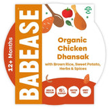 Babease Organic Chicken Dhansak Baby Food Pot 12+months 200g - McGrocer