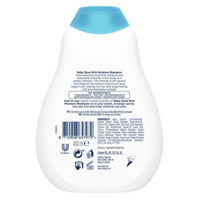 Baby Dove Shampoo Rich Moisture 400ml - McGrocer