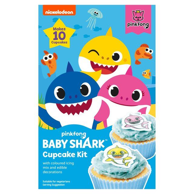 Baby Shark Cupcake Kit 131g 131g - McGrocer