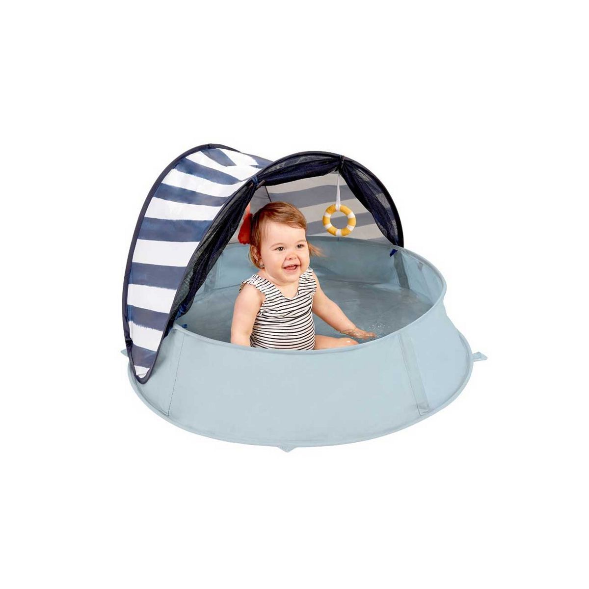 Babymoov Aquani Anti-Uv Paddling Pool Playpen 50+ SPF - Mariniere - McGrocer